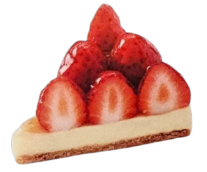 星乃珈琲苺のレアチーズケーキ