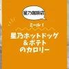 【星乃珈琲店ミール】星乃ホットドッグ＆ポテトのカロリーは？約530kcal｜ダイエット中でも大丈夫？